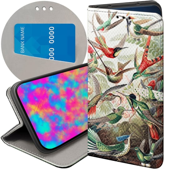 ETUI Z KLAPKĄ DO MOTOROLA EDGE 20 5G WZORY ERNST HAECKEL PRZYRODA BOTANIKA Motorola