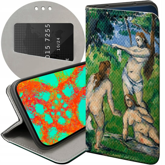 ETUI Z KLAPKĄ DO MOTOROLA EDGE 20 5G WZORY PAUL CEZANNE PEJZAŻ PORTRET CASE Motorola