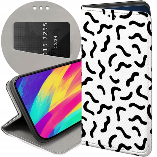 ETUI Z KLAPKĄ DO MOTOROLA MOTO E6 PLUS WZORY UNIWERSALNE ZWYKŁE MIX FUTERAŁ Motorola