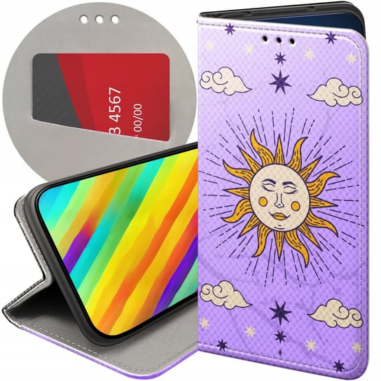 ETUI Z KLAPKĄ DO MOTOROLA MOTO E7 POWER WZORY MODNE MODA FASHION FUTERAŁ Motorola