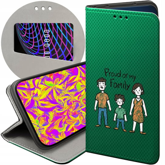 Etui Z Klapką Do Motorola Moto G Pro Wzory Rodzina Familia Dom Futerał Case Motorola