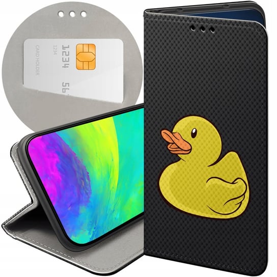 ETUI Z KLAPKĄ DO MOTOROLA MOTO G13 / 23 WZORY BEZ TŁA NAKLEJKI STICKER CASE Motorola