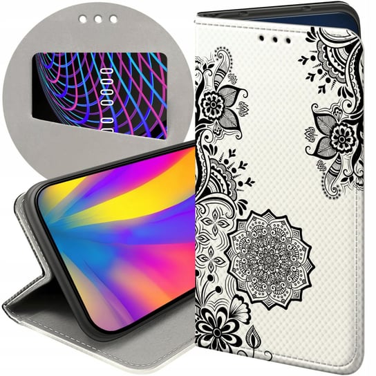 ETUI Z KLAPKĄ DO MOTOROLA MOTO G13 / 23 WZORY MANDALA BUDDYZM SZTUKA WZORY Motorola