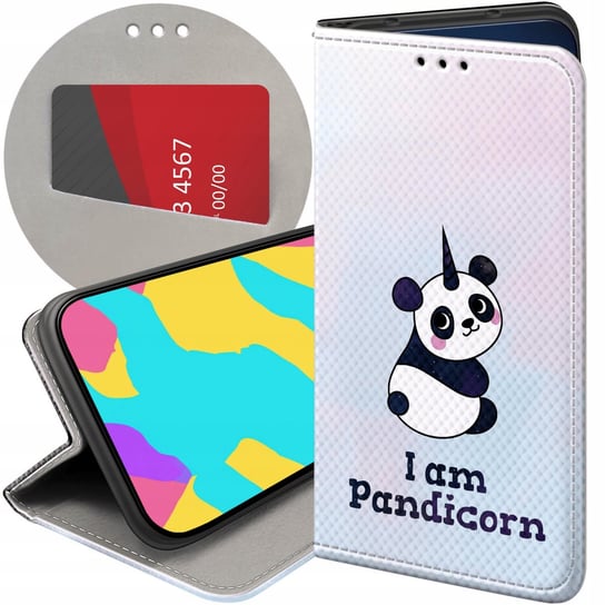 ETUI Z KLAPKĄ DO MOTOROLA MOTO G14 WZORY MISIE KOALA MIŚ FUTERAŁ POKROWIEC Motorola