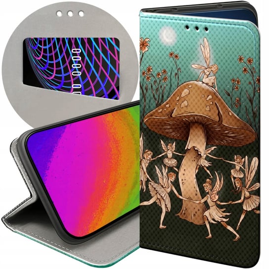 ETUI Z KLAPKĄ DO MOTOROLA MOTO G22 4G WZORY FANTASY MAGIC WRÓŻKA FUTERAŁ Motorola