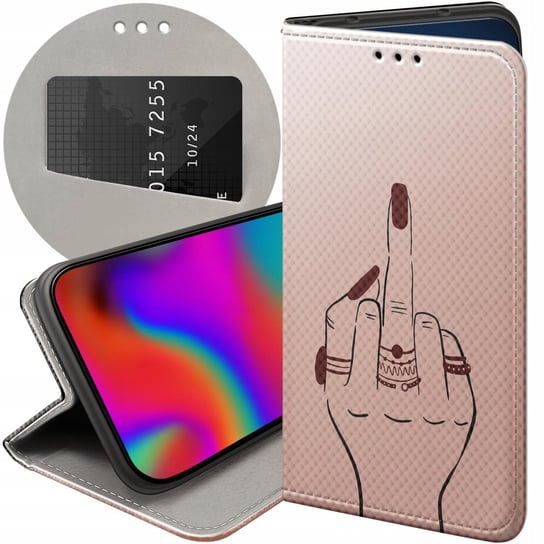 Etui Z Klapką Do Motorola Moto G31 Wzory Fuck You Fuck Off Futerał Case Motorola