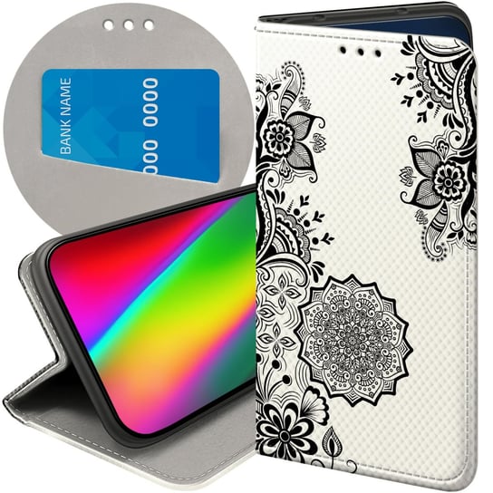 ETUI Z KLAPKĄ DO MOTOROLA MOTO G31 WZORY MANDALA BUDDYZM SZTUKA WZORY CASE Motorola