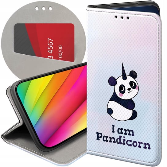 ETUI Z KLAPKĄ DO MOTOROLA MOTO G32 WZORY MISIE KOALA MIŚ FUTERAŁ POKROWIEC Motorola