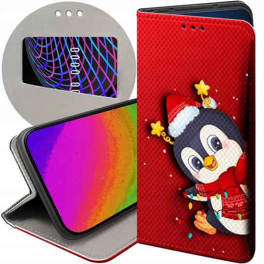 Etui Z Klapką Do Motorola Moto G32 Wzory Święta Christmas Mikołaj Futerał Motorola