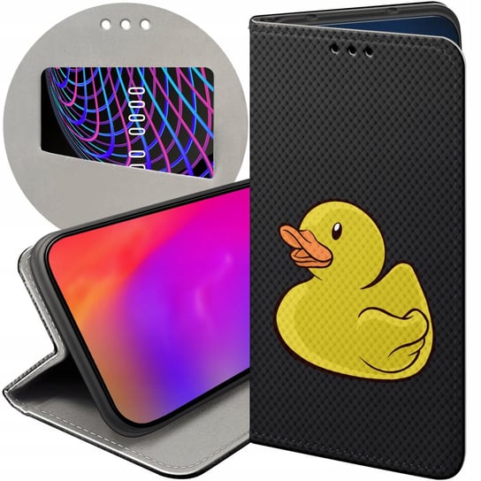 ETUI Z KLAPKĄ DO MOTOROLA MOTO G51 5G WZORY BEZ TŁA NAKLEJKI STICKER CASE Motorola