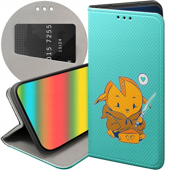 ETUI Z KLAPKĄ DO MOTOROLA MOTO G54 5G WZORY BABY SŁODKIE CUTE FUTERAŁ CASE Motorola