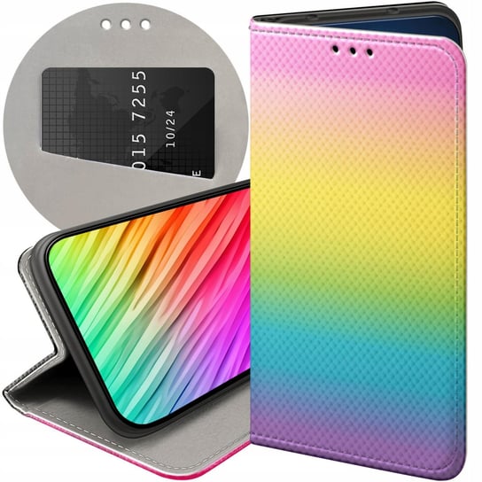 ETUI Z KLAPKĄ DO MOTOROLA MOTO G6 PLAY WZORY LGBT RÓWNOŚĆ PRIDE FUTERAŁ Motorola