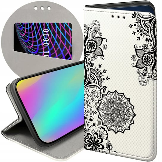 ETUI Z KLAPKĄ DO MOTOROLA MOTO G6 PLAY WZORY MANDALA BUDDYZM SZTUKA WZORY Motorola