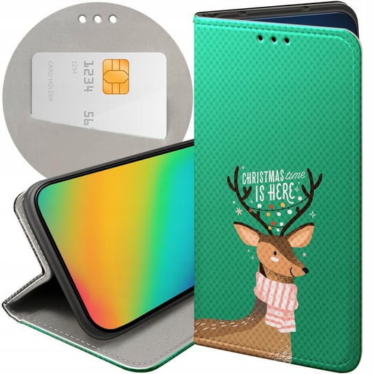 Etui Z Klapką Do Motorola Moto G6 Play Wzory Świąteczne Christmass Święta Motorola