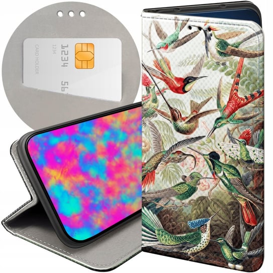 ETUI Z KLAPKĄ DO MOTOROLA MOTO G60S WZORY ERNST HAECKEL PRZYRODA BOTANIKA Motorola