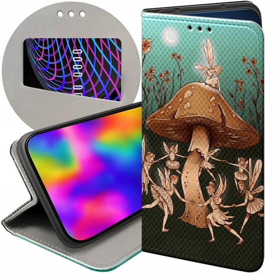 ETUI Z KLAPKĄ DO MOTOROLA MOTO G60S WZORY FANTASY MAGIC WRÓŻKA FUTERAŁ CASE Motorola