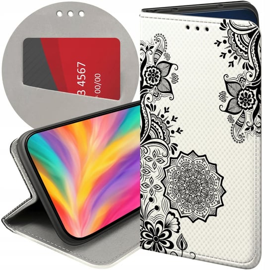 ETUI Z KLAPKĄ DO MOTOROLA MOTO G7 POWER WZORY MANDALA BUDDYZM SZTUKA WZORY Motorola