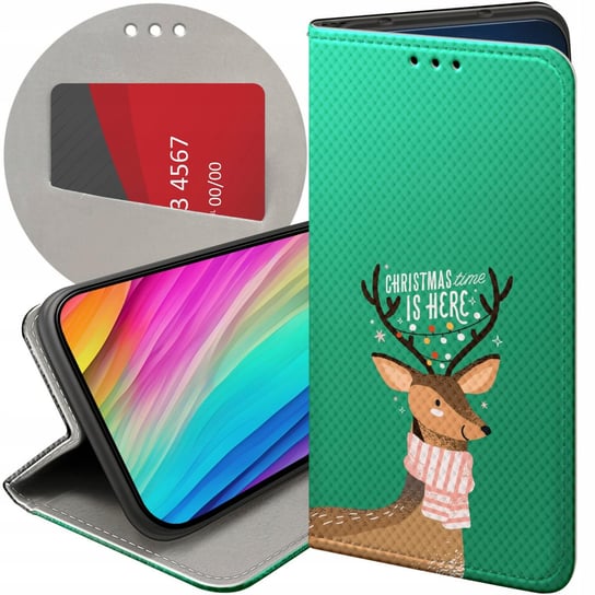 Etui Z Klapką Do Motorola Moto G7 Power Wzory Świąteczne Christmass Święta Motorola