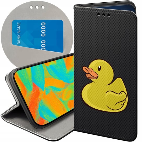 ETUI Z KLAPKĄ DO MOTOROLA MOTO G71 5G WZORY BEZ TŁA NAKLEJKI STICKER CASE Motorola