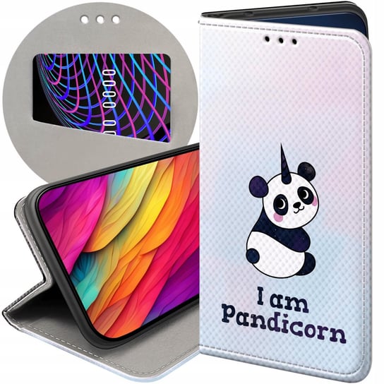 ETUI Z KLAPKĄ DO MOTOROLA MOTO G72 WZORY MISIE KOALA MIŚ FUTERAŁ POKROWIEC Motorola