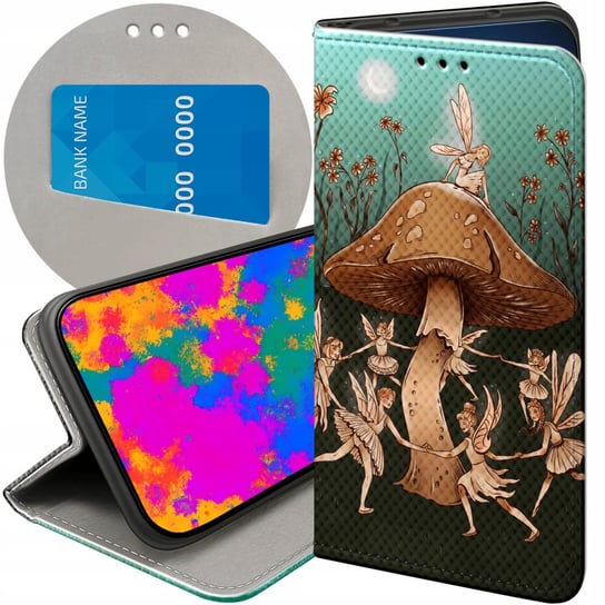 ETUI Z KLAPKĄ DO MOTOROLA MOTO G73 WZORY FANTASY MAGIC WRÓŻKA FUTERAŁ CASE Motorola