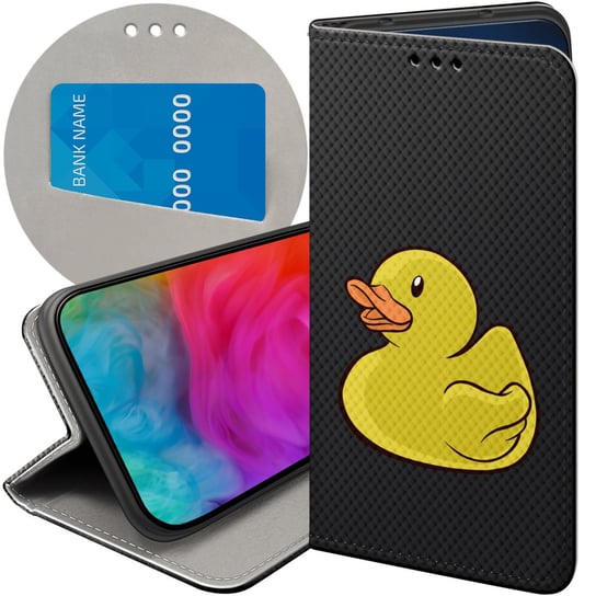 ETUI Z KLAPKĄ DO MOTOROLA MOTO G8 POWER WZORY BEZ TŁA NAKLEJKI STICKER CASE Motorola