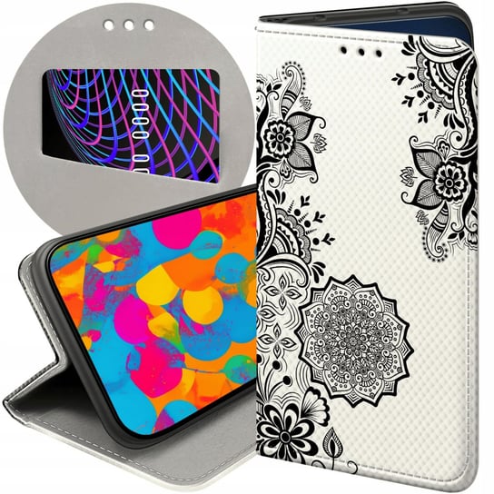 ETUI Z KLAPKĄ DO MOTOROLA MOTO G8 POWER WZORY MANDALA BUDDYZM SZTUKA WZORY Motorola