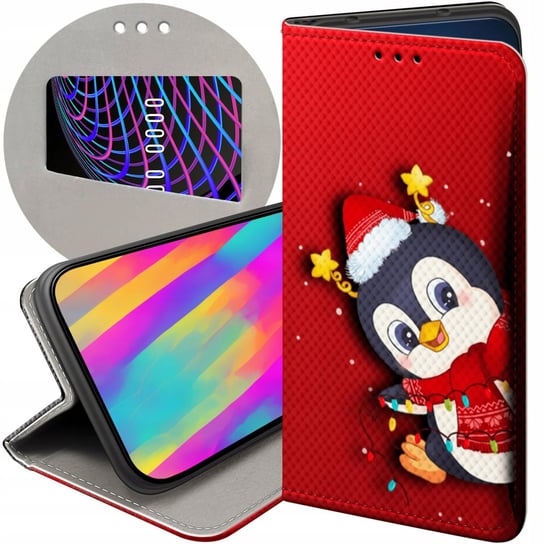 Etui Z Klapką Do Motorola One Vision / P40 Wzory Święta Christmas Mikołaj Motorola