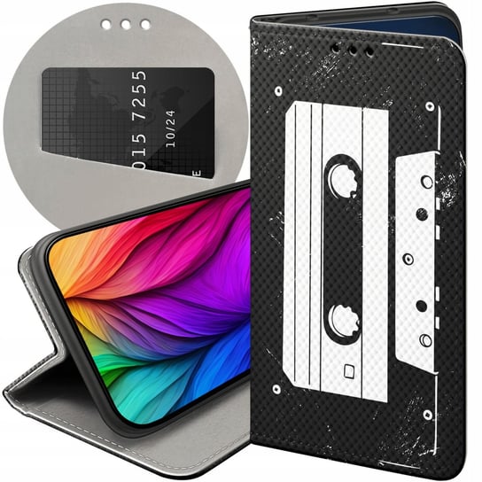 ETUI Z KLAPKĄ DO ONEPLUS NORD 2T 5G WZORY RETRO OLD SCHOOL FUTERAŁ CASE OnePlus