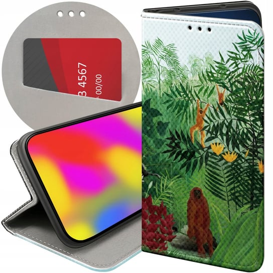 Etui Z Klapką Do Oppo A15 / A15S Wzory Henri Rousseau Pejzaż Malarz Futerał Oppo