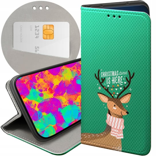 Etui Z Klapką Do Oppo A53S / A53 2020 Wzory Świąteczne Christmass Święta Oppo