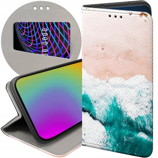 ETUI Z KLAPKĄ DO OPPO A78 5G / A58 5G WZORY NATURA PRZYRODA KRAJOBRAZY CASE Oppo