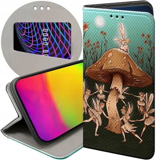 ETUI Z KLAPKĄ DO OPPO A91 WZORY FANTASY MAGIC WRÓŻKA FUTERAŁ POKROWIEC CASE Oppo