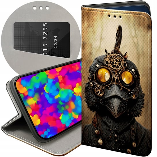 ETUI Z KLAPKĄ DO OPPO FIND X5 WZORY STEAMPUNK MASZYNY LABORATORIA FUTERAŁ Oppo