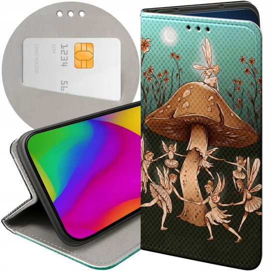 ETUI Z KLAPKĄ DO OPPO RENO 4 PRO 5G WZORY FANTASY MAGIC WRÓŻKA FUTERAŁ CASE Oppo