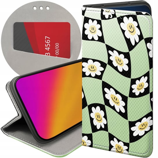 ETUI Z KLAPKĄ DO OPPO RENO 6 5G WZORY DANISH PASTEL PASTELE FUTERAŁ CASE Oppo