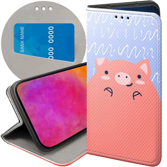 ETUI Z KLAPKĄ DO OPPO RENO 7Z 5G / 7 LITE 5G / 8 LITE 5G WZORY ŚWINKA PEPPA Oppo