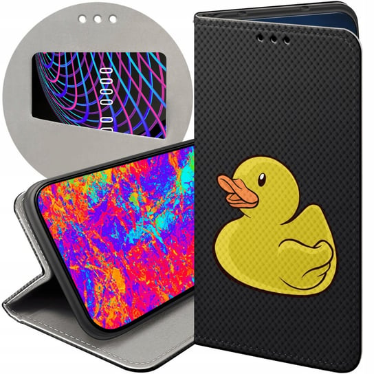 ETUI Z KLAPKĄ DO OPPO RENO 8T WZORY BEZ TŁA NAKLEJKI STICKER FUTERAŁ CASE Oppo