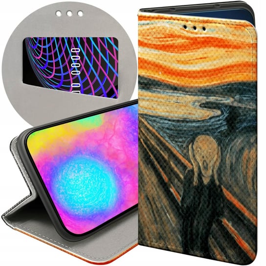 ETUI Z KLAPKĄ DO REALME 11 5G WZORY EDVARD MUNCH KRZYK MALARSTWO FUTERAŁ Realme