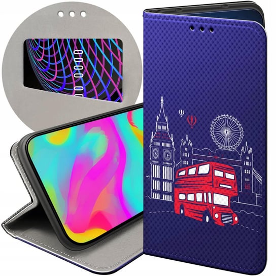 ETUI Z KLAPKĄ DO REALME 7 PRO WZORY TRAVEL PODRÓŻ PRZYGODA FUTERAŁ CASE Realme