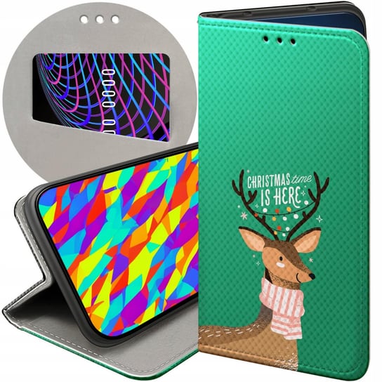 Etui Z Klapką Do Realme 8 5G Wzory Świąteczne Christmass Święta Futerał Realme