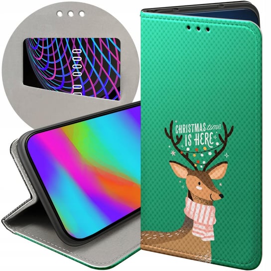 Etui Z Klapką Do Realme 8I Wzory Świąteczne Christmass Święta Futerał Case Realme