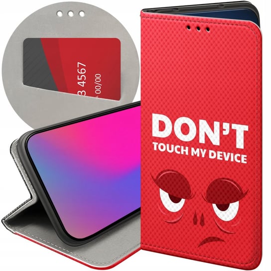 ETUI Z KLAPKĄ DO REALME 9I | OPPO A96 4G WZORY ŚMIESZNE ZABAWNE WESOŁE CASE Realme