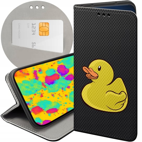 ETUI Z KLAPKĄ DO REALME C30 WZORY BEZ TŁA NAKLEJKI STICKER FUTERAŁ CASE Realme