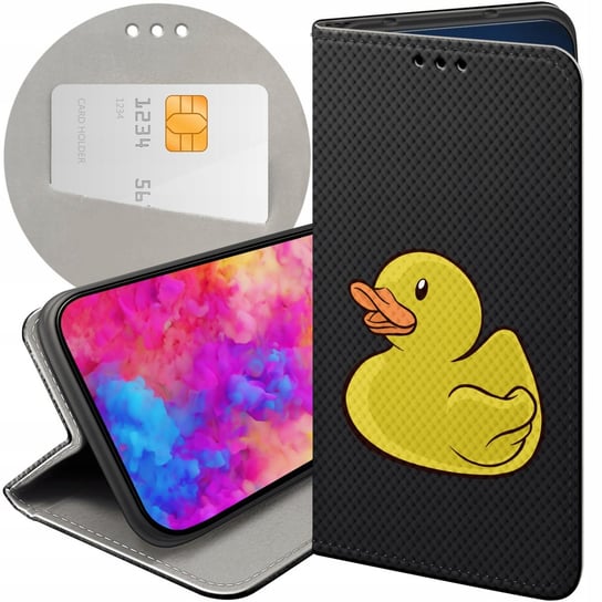 ETUI Z KLAPKĄ DO REALME C35 WZORY BEZ TŁA NAKLEJKI STICKER FUTERAŁ CASE Realme