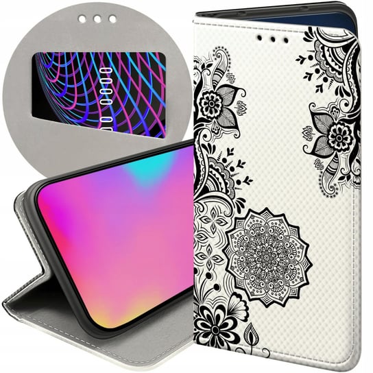 ETUI Z KLAPKĄ DO REALME C53 4G WZORY MANDALA BUDDYZM SZTUKA WZORY FUTERAŁ Realme