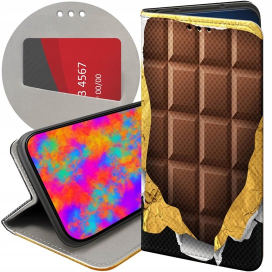 Etui Z Klapką Do Realme Gt Neo 3 Wzory Czekolada Choco Słodycze Futerał Realme