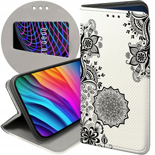 ETUI Z KLAPKĄ DO REALME GT NEO 3 WZORY MANDALA BUDDYZM SZTUKA WZORY FUTERAŁ Realme