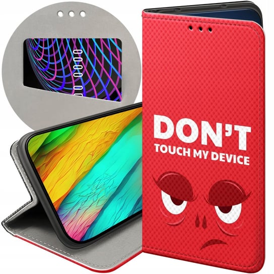 ETUI Z KLAPKĄ DO REDMI NOTE 10 / 10 PRO MAX WZORY ŚMIESZNE ZABAWNE WESOŁE Xiaomi