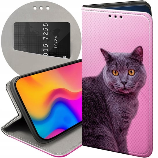 Etui Z Klapką Do Redmi Note 12 5G / Poco X5 Wzory Koty Kotki Kociaki Case Xiaomi